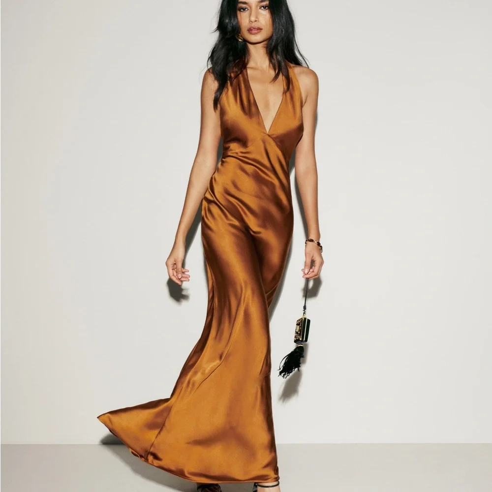 Reformation Daniela Silk Dress - Picture 3 of 5